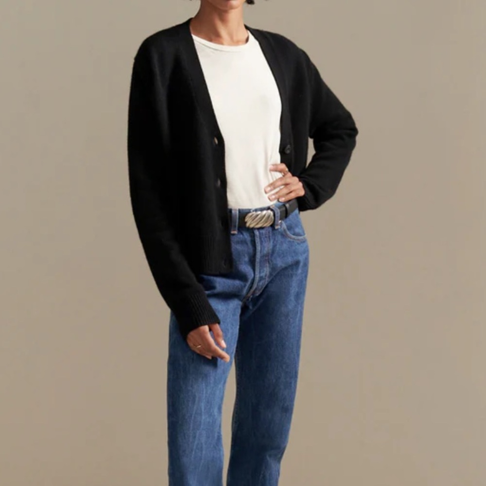 Cuyana Wool/Cashmere Blend Cardigan